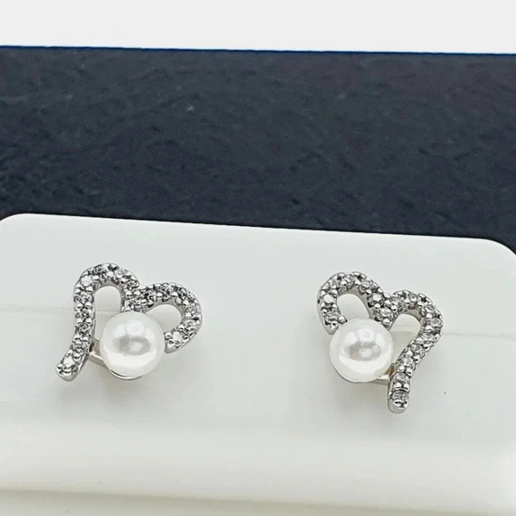 925 sterling silver luxury CZ earrings for women/girls, Best for RJUS2150 - Picture 11 of 11